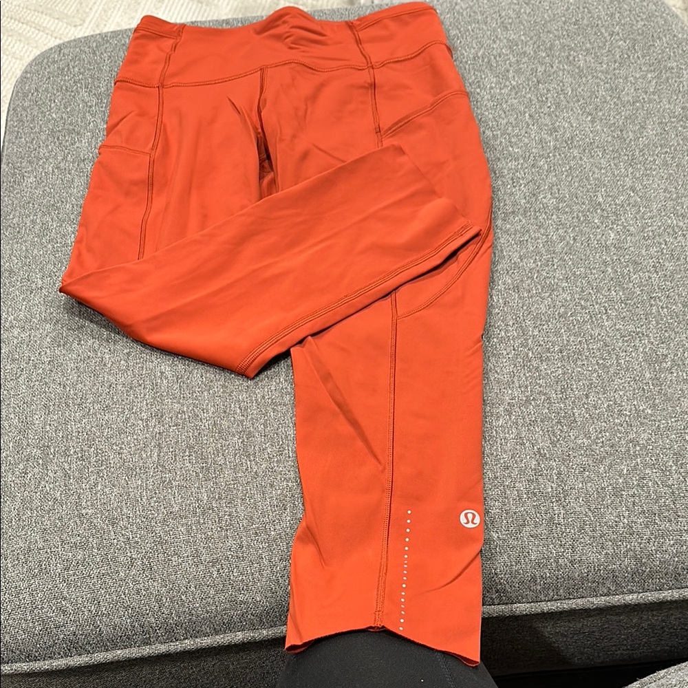 Lululemon Leggings Burnt Orange Size 4